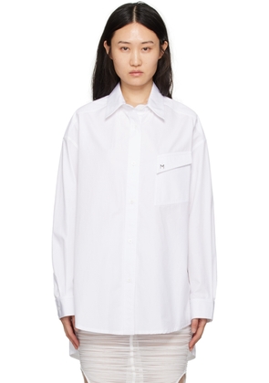 Mugler White Oversized Shirt