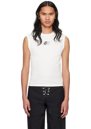 Dion Lee White 'DLE' Tank Top