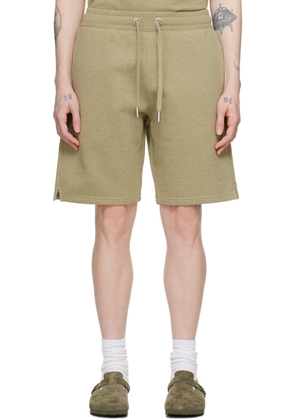 AMI Paris Green Ami de Caur Shorts