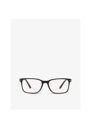 Womens Prada Pr 14Wv Rectangle-Frame Eyeglasses