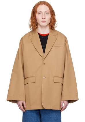 Cordera Tan Oversized Blazer