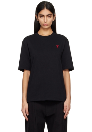 AMI Paris Black Ami de Caur T-Shirt