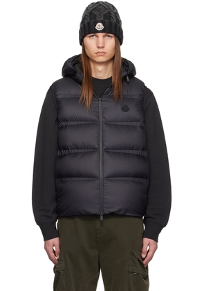 Moncler Black Lausen Down Vest