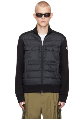 Moncler Black Zip Up Down Jacket
