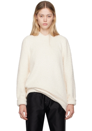 Maison Margiela Off-White Oversized Piled Sweater