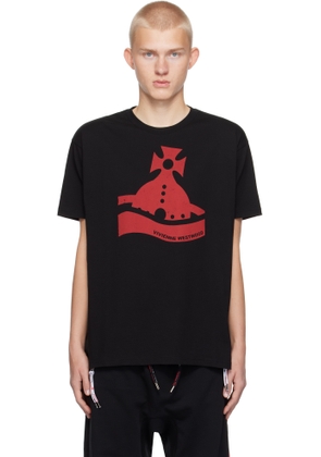 Vivienne Westwood Black Sunken Orb Classic T-shirt