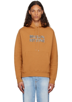 Maison Kitsuné Orange Woodland Alphabet Comfort Hoodie