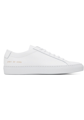 Common Projects White Achilles Low Sneakers