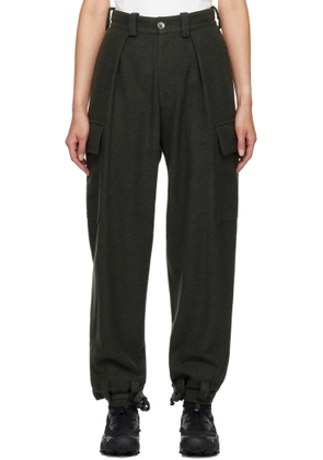 HYEIN SEO Khaki Military Wool Trousers