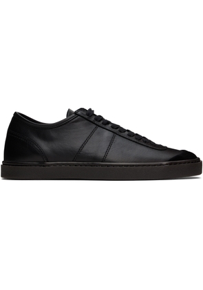 LEMAIRE Black Linoleum Basic Laced Up Sneakers