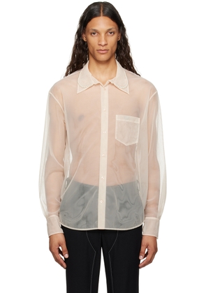 Simone Rocha Beige Pearl Shirt