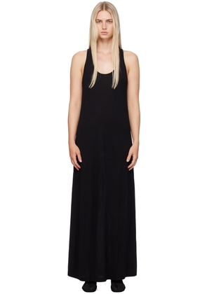 TOTEME Black Scoop-Neck Maxi Dress