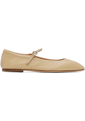 Aeyde Beige Uma Ballerina Flats