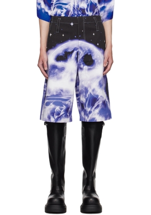 Gerrit Jacob Black Skater Denim Shorts