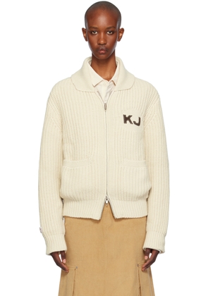 Kijun Off-White KJ Cowichan Cardigan
