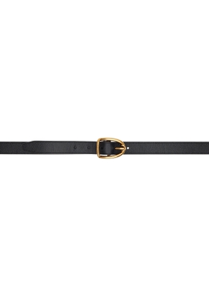 TOM FORD Black Angled Buckle Belt