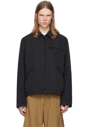 Moncler Black Cidone Reversible Down Overshirt