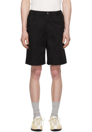 NORSE PROJECTS Black Ragnar Fine Broken Twill Shorts