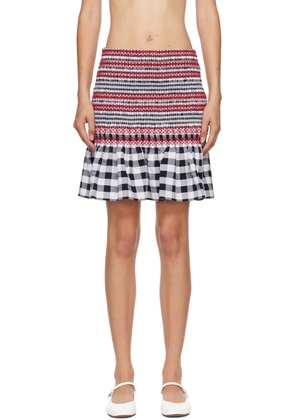 Molly Goddard Black Millie Miniskirt