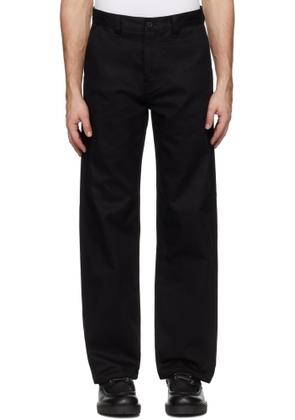 Nudie Jeans Black Tuff Tony Trousers