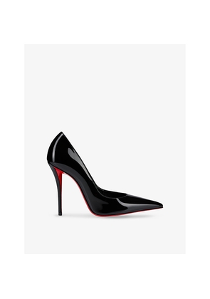 Womens Christian Louboutin Miss Z 100 Patent Heeled Courts