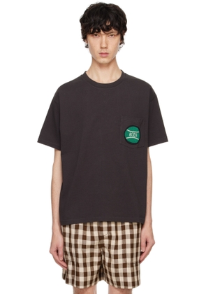 Bode Black Game Point Pocket T-shirt