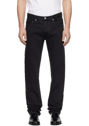 A. P.C. Black New Standard Jeans