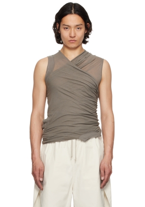 Rick Owens Gray Hollywood Banana Tank Top
