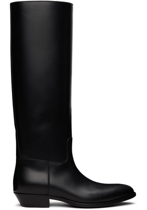 The Row Black Western Tall Boots