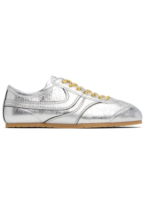 Dries Van Noten Silver Metallic Sneakers