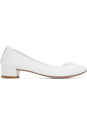 Repetto White Camille Heels