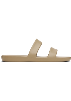 The Row Taupe Foam Sandals