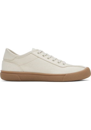 The Row Beige Canvas Sneakers