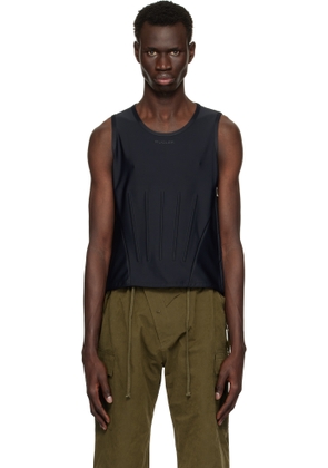 Mugler Black Corseted Tank Top
