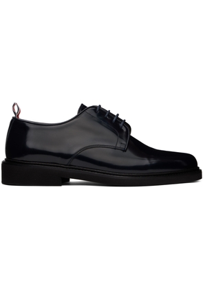 Thom Browne Black Calf Leather Uniform Derbys
