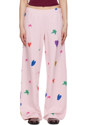 Kids Worldwide Pink Heart Lounge Pants