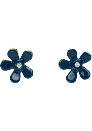 Marni Blue & Gold Flower Pop Earrings
