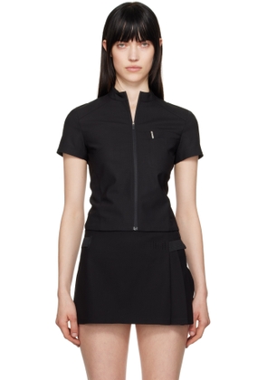 HYEIN SEO Black Zip Pin Shirt
