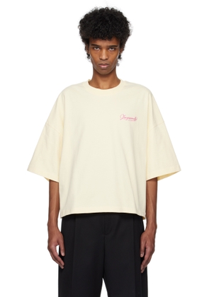 JACQUEMUS Beige 'The Corto' T-shirt