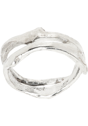 Pearls Before Swine Silver Ollo Ring