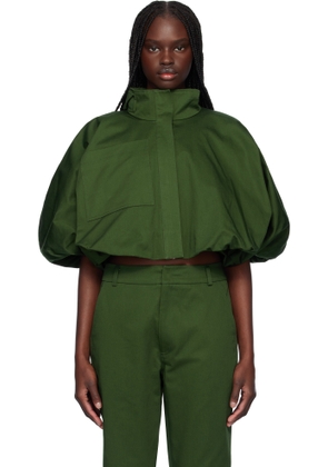 Renaissance Renaissance Green Tiny Bomber Jacket