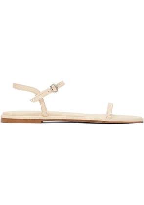 Aeyde Off-White Nettie Leather Sandals