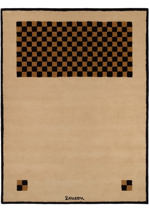 Zouzou Rugs Beige Farmers' Block Rug