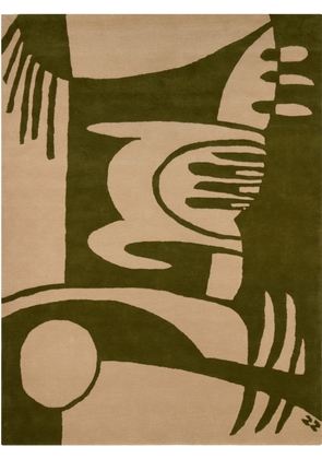 Zouzou Rugs Khaki & Beige Zouzou's Painting Rug