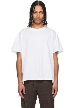 Les Tien Three-Pack White Oversized T-shirts