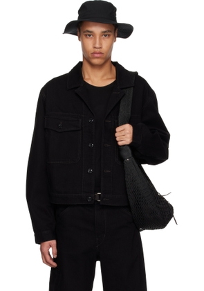 LEMAIRE Black Trucker Denim Jacket