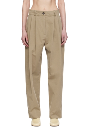 Studio Nicholson Beige Acuna Trousers