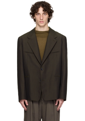 LEMAIRE Brown Tailored SB Blazer