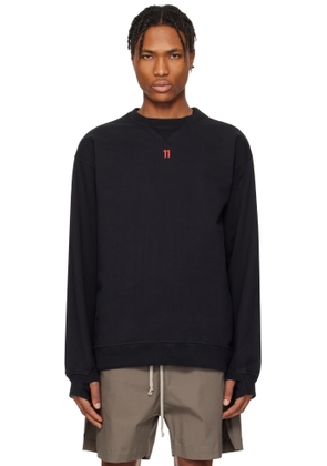 11 by Boris Bidjan Saberi Black CR4 Sweatshirt