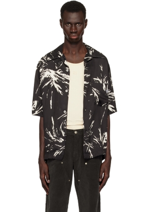 Wales Bonner Black Highlife Bowling Shirt